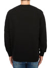 Lambswool GRS Crew Neck Knit Top Black - CP COMPANY - BALAAN 4