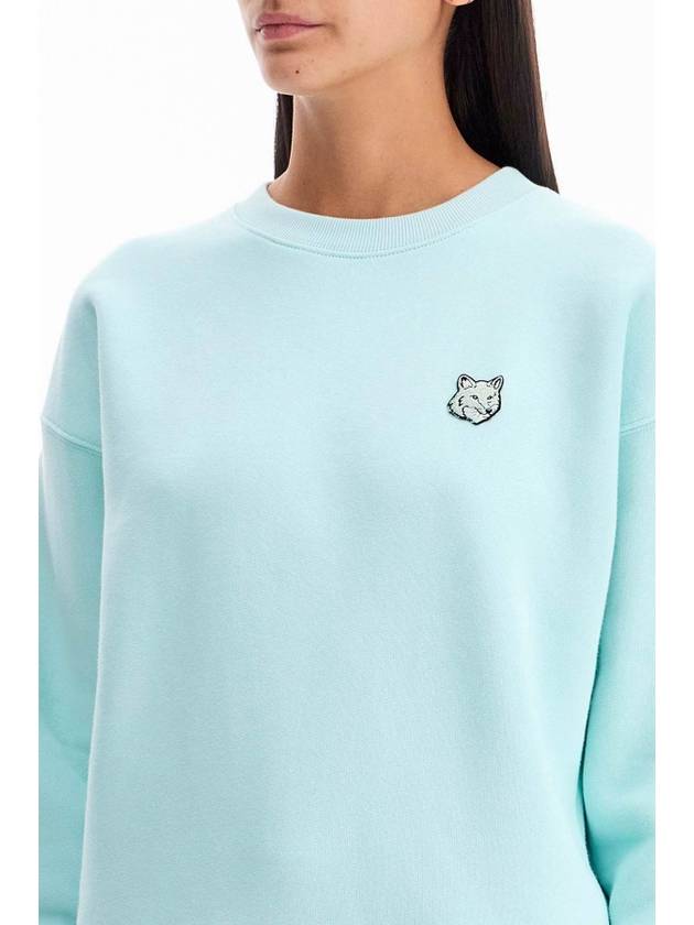 Bold Fox Head Patch Comfort Sweatshirt Peppermint - MAISON KITSUNE - BALAAN 5