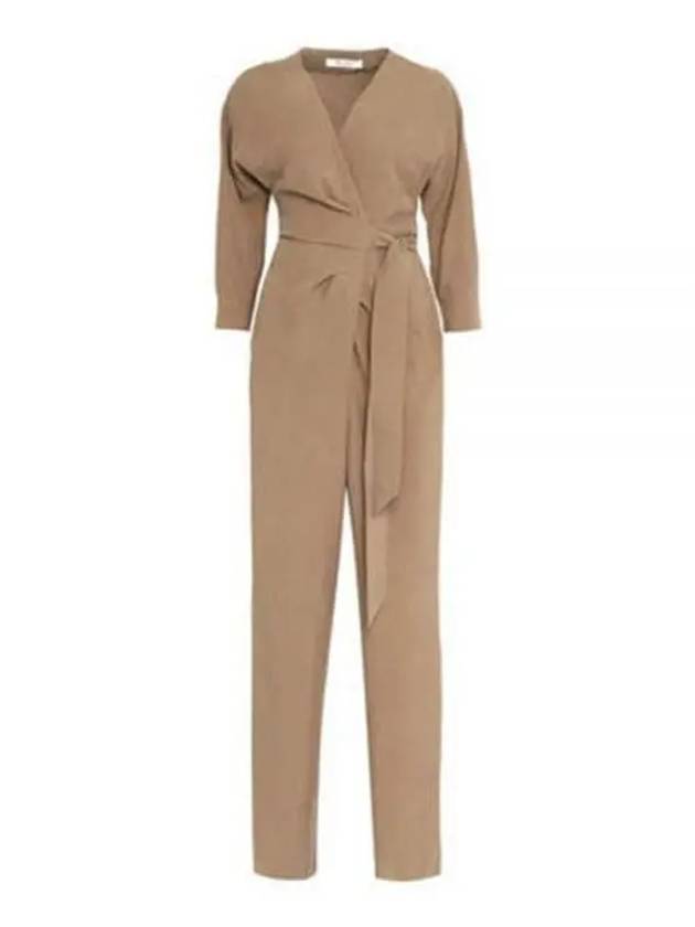 Gattoni Wrap Jumpsuit Camel - MAX MARA - BALAAN 2