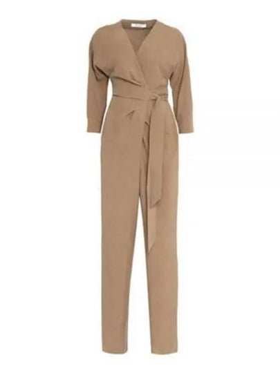 Gattoni Wrap Jumpsuit Camel - MAX MARA - BALAAN 2