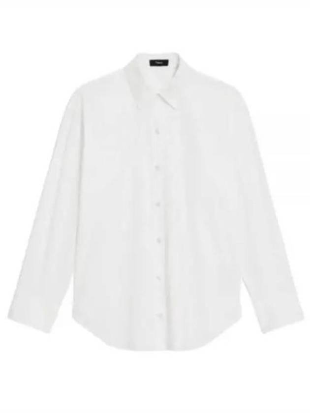 Shirt O0104541 100 White - THEORY - BALAAN 1