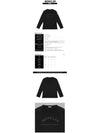 Glitter Logo Long Sleeve T-Shirt Black - MONCLER - BALAAN 3