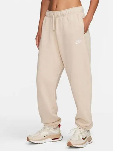 Women s Sportswear Club Fleece Mid Rise Oversized Pants 126 - NIKE - BALAAN 1