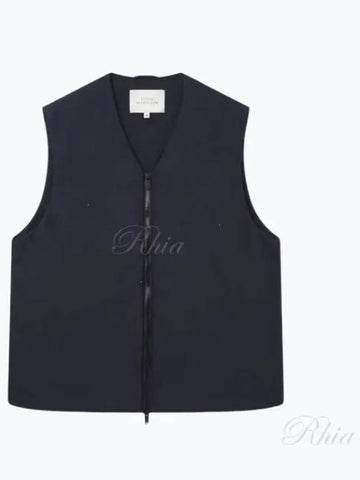 KAO Dark Navy 1059 Kao Padded Vest - STUDIO NICHOLSON - BALAAN 1