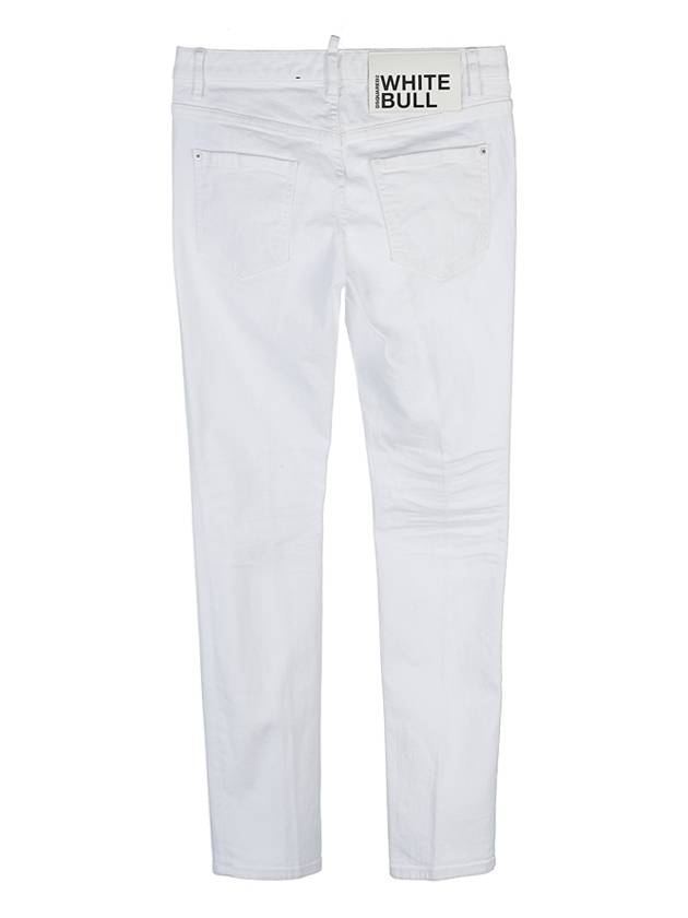 Women's Cool Girl Denim Skinny Jeans White - DSQUARED2 - BALAAN 3