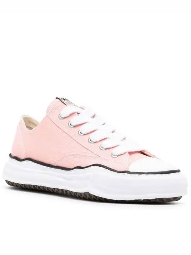 A01FW702 Pink Peterson OG Sole Canvas Low Sneakers - MIHARA YASUHIRO - BALAAN 1