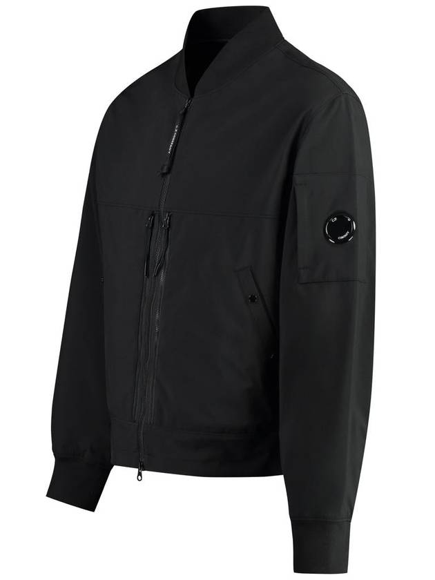 Shell-R Bomber Jacket Black - CP COMPANY - BALAAN 4