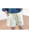 Hudson HUDSON corduroy shorts sand - STUSSY - BALAAN 3