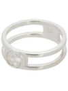 Interlocking G 6mm Ring Silver - GUCCI - BALAAN 3