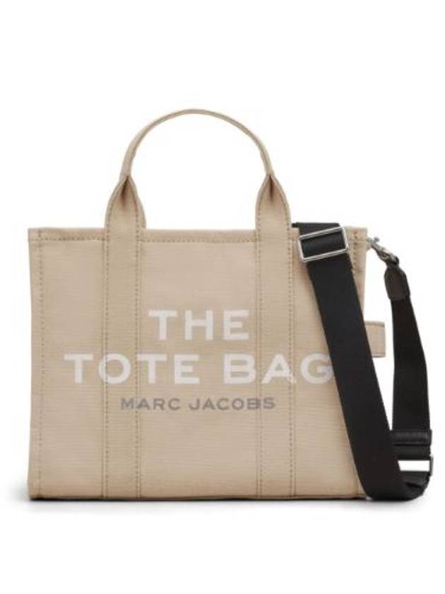 Logo Medium Canvas Tote Bag Beige - MARC JACOBS - BALAAN 6