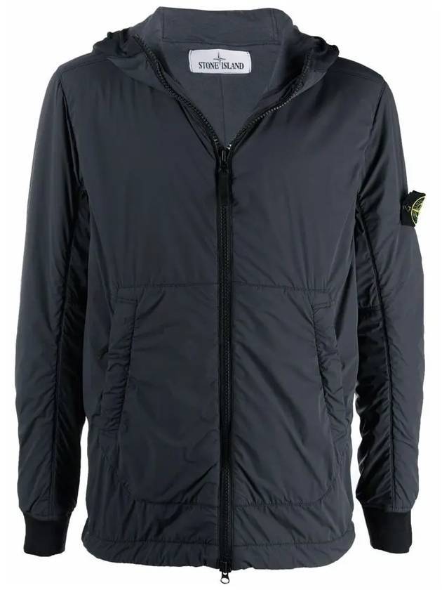 Comfort Tech Composite Polartec Hooded Jacket Charcoal - STONE ISLAND - BALAAN 1