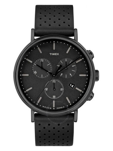 Timex Chronograph Quartz Black Dial Men's Watch TW2R26800 - TIMEX - BALAAN 1