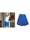 Golf Tennis Asymmetric Culottes Pants Skirt Blue - AVAVE - BALAAN 3