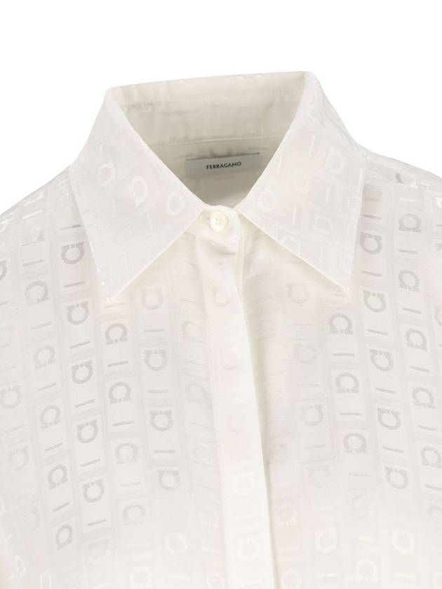 Salvatore Ferragamo Shirts White - SALVATORE FERRAGAMO - BALAAN 3