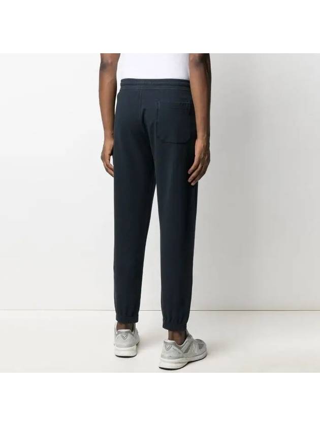 Stretch Cotton Fleece Jogging Track Pants Navy - STONE ISLAND - BALAAN 6