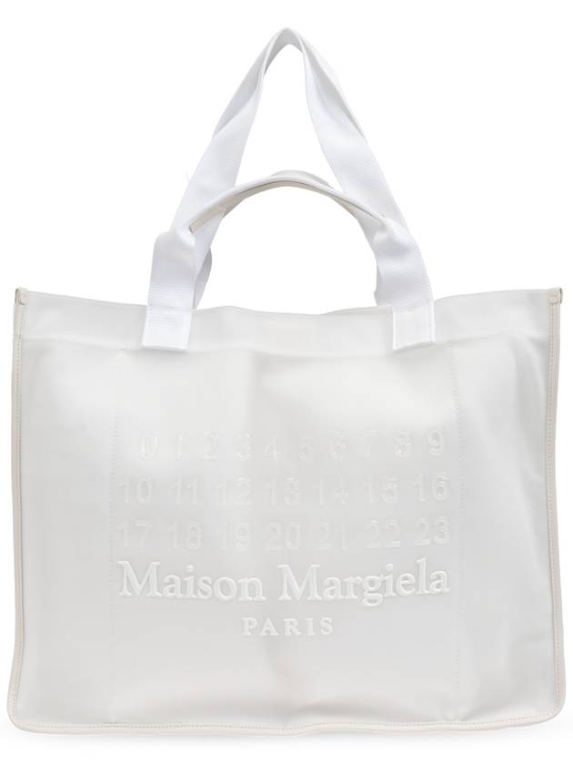 Maison Margiela Bag Cabas Large In Shopper Style, Unisex, White - MAISON MARGIELA - BALAAN 1