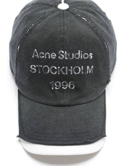 Logo Stamp Ball Cap Black - ACNE STUDIOS - BALAAN 2