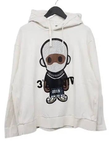 NCW19253 081 Hooded Sweatshirt White - IH NOM UH NIT - BALAAN 1