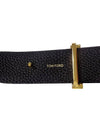 T buckle pebbled reversible 30MM belt brown black 122TB224 LCL236G 3BN06 TEO - TOM FORD - BALAAN 5