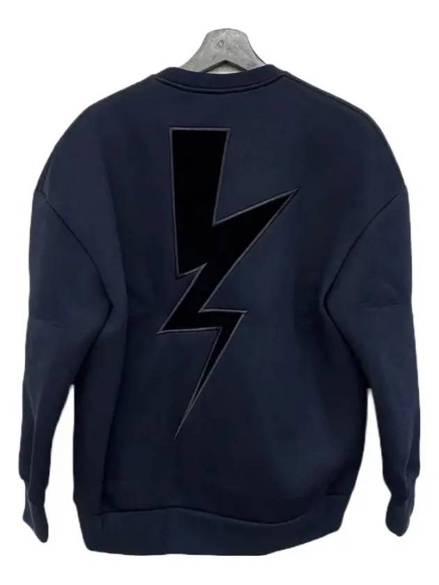 Lightning Sweatshirt Navy - NEIL BARRETT - BALAAN 4