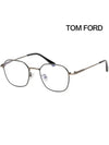 Blue Light Blocking Glasses Frame TF5786KB 001 Glasses Vintage Metal Asian Fit - TOM FORD - BALAAN 4