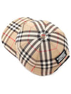 Back Logo Patch Vintage Check Ball Cap Beige - BURBERRY - BALAAN 7