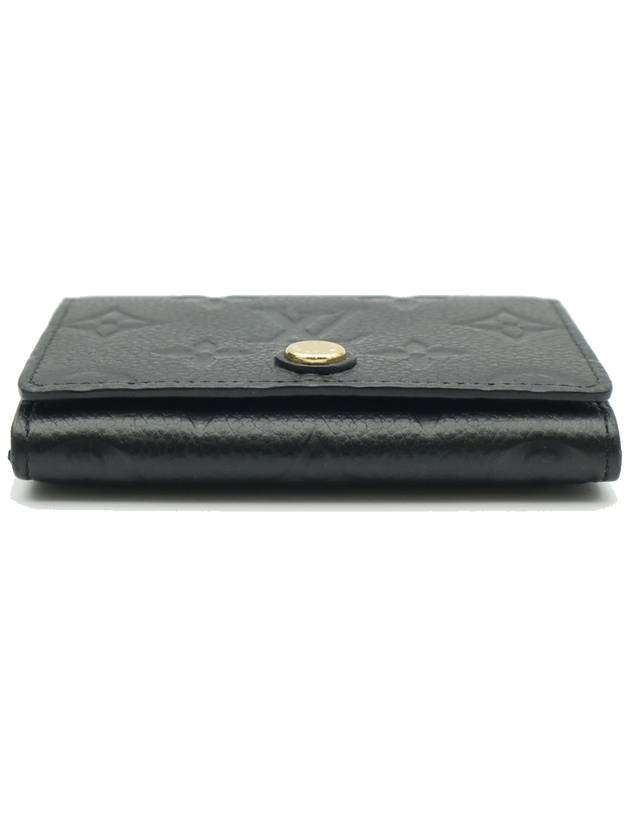 Monogram Embossed Leather Card Wallet Black - LOUIS VUITTON - BALAAN 6