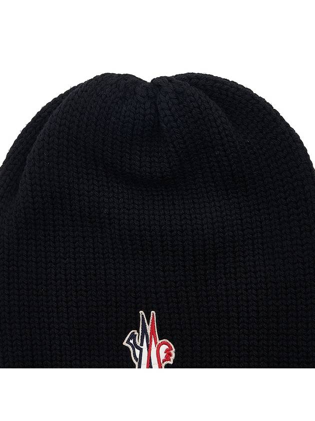 Grenoble patch wool beanie 3B00010 M1131 999 - MONCLER - BALAAN 7