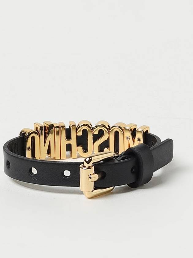 Bracciale Moschino Couture in pelle con logo - MOSCHINO - BALAAN 2