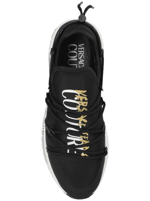 Versace Jeans Couture Sneakers With Logo, Men's, Black - VERSACE - BALAAN 6