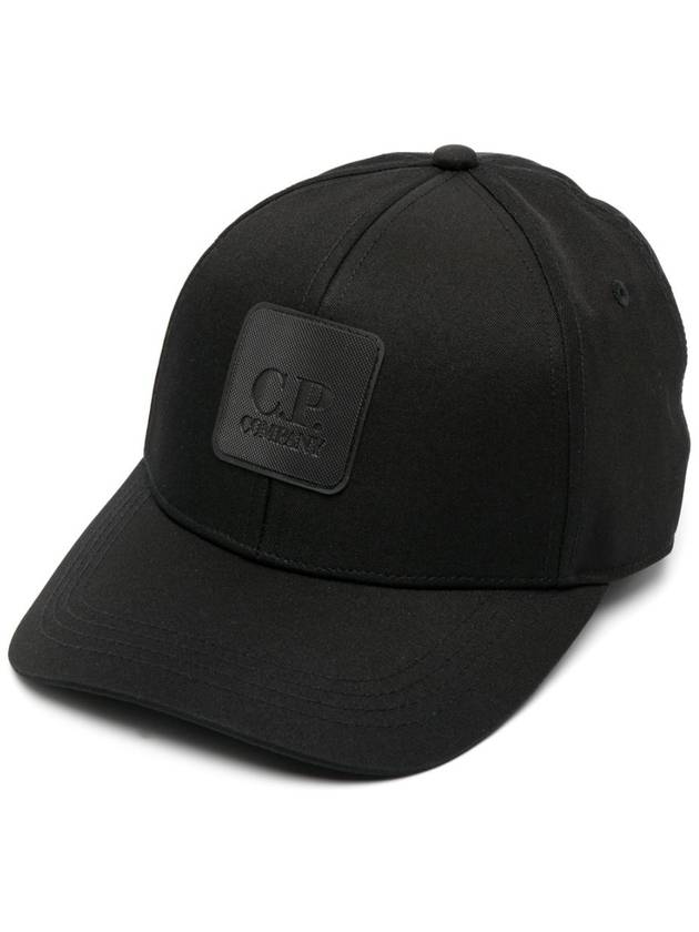 Logo Ball Cap Black - CP COMPANY - BALAAN 2