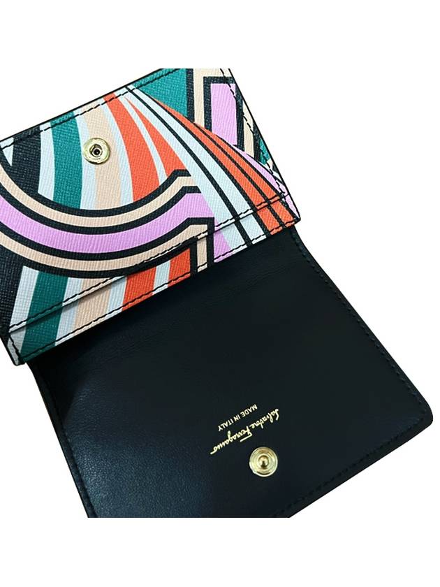 Gancini Leather Card Wallet - SALVATORE FERRAGAMO - BALAAN 5