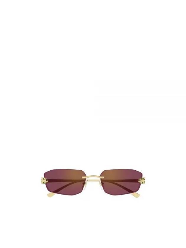 Geometric Frame Sunglasses AA672490OM - CARTIER - BALAAN 1