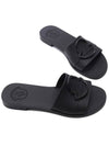 Mon Slippers Black - MONCLER - BALAAN 6