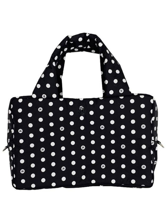 Logo Dot Padded Tote Bag Black - KOOKEESEE - BALAAN 2