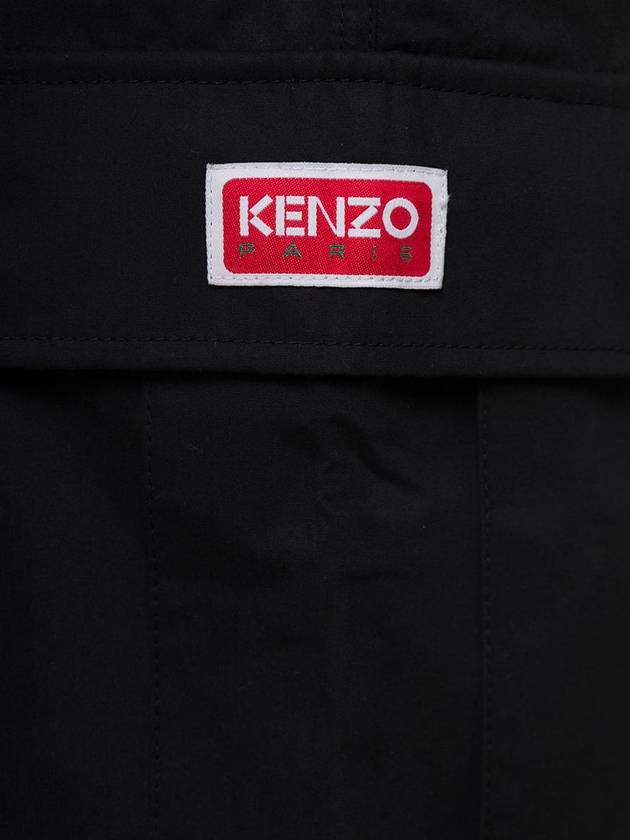 Short Pants FD55SH2359RO 99 BLACK - KENZO - BALAAN 4