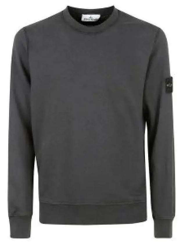 Compass Patch Cotton Sweatshirt Lead Grey - STONE ISLAND - BALAAN 2