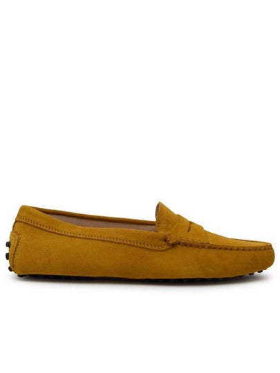 Gommino Suede Driving Shoes Yellow - TOD'S - BALAAN 2