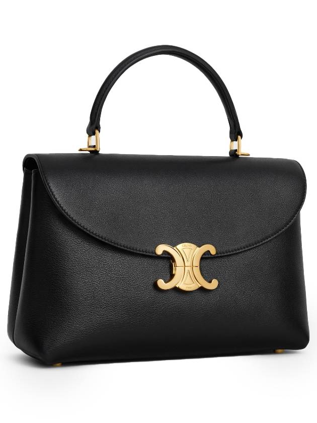 Medium Nino Supple Calfskin Cross Bag Black - CELINE - BALAAN 3