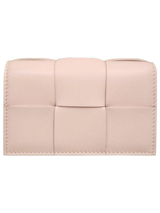 Intrecciato Flap Card Wallet Lotus - BOTTEGA VENETA - BALAAN 2