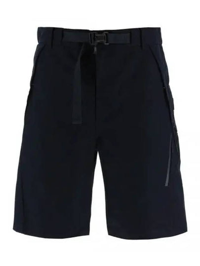 Metropolis Logo Cargo Shorts Navy - CP COMPANY - BALAAN 2