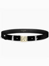 Miss Dior Belt Black Patent Calfskin 25mm B0594OBSU M900 - DIOR - BALAAN 1