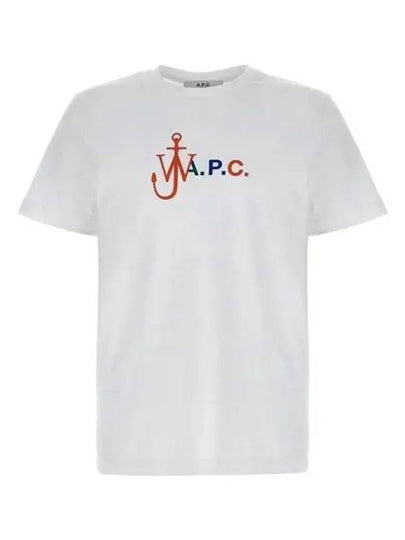 Logo Cotton Short Sleeve T-shirt White - A.P.C. - BALAAN 2