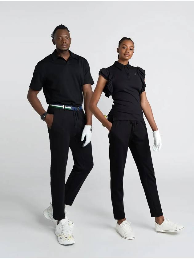 Slim Banding Track Pants Black - ATHPLATFORM - BALAAN 1