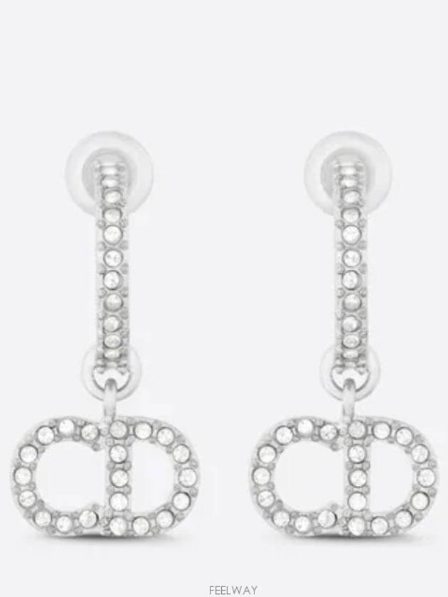 Claire D Lune Earrings Silver - DIOR - BALAAN 3