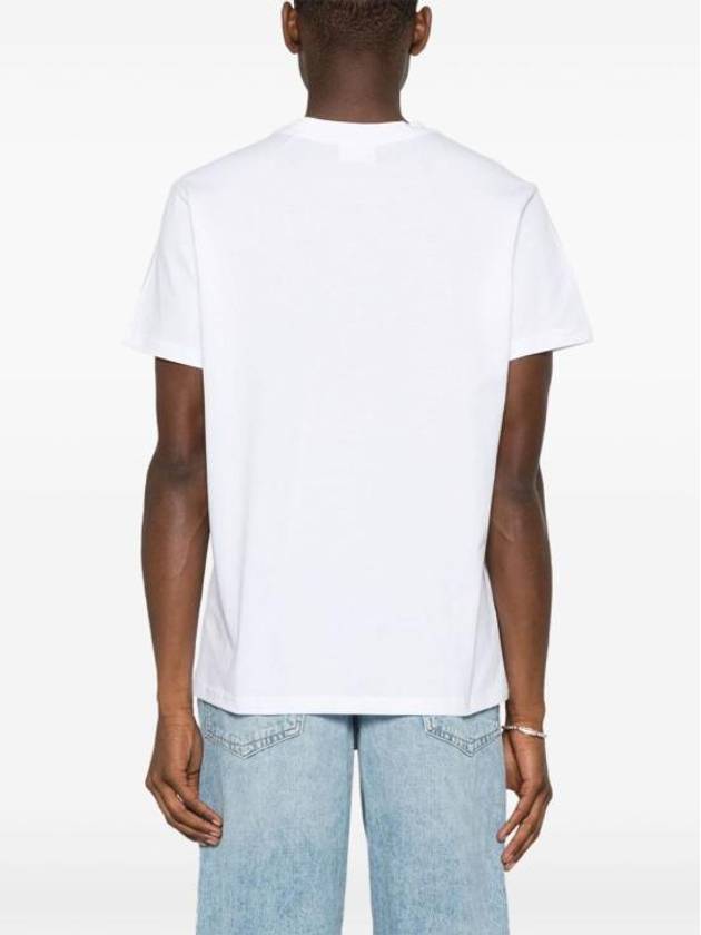 Zafferh Logo Print Short Sleeve T-Shirt White - ISABEL MARANT - BALAAN 4