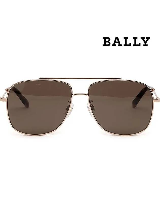 Eyewear Polarized Two Bridge Sunglasses Brown - BALLY - BALAAN 4