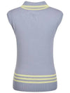 Collar neck sleeveless T-shirt MK3MV320LGY - P_LABEL - BALAAN 6