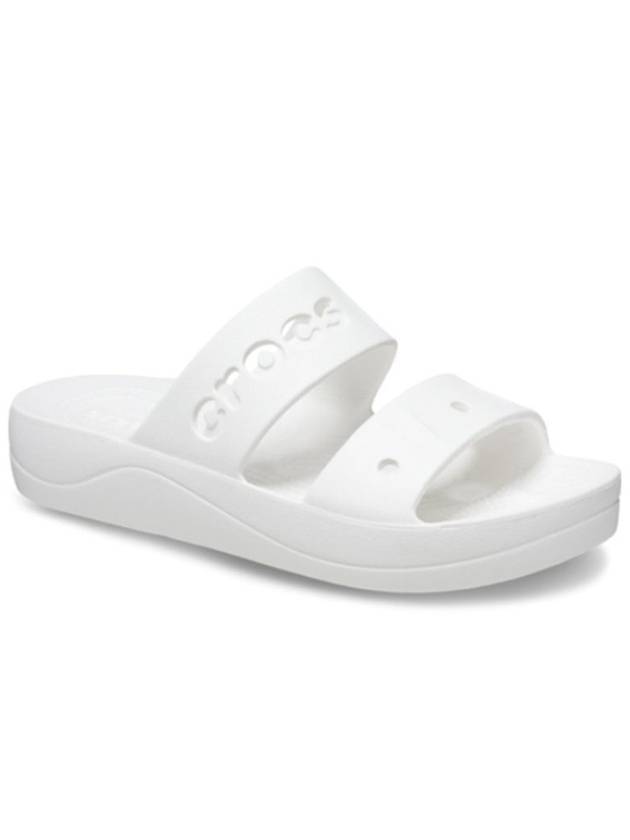 Baya Platform Slippers White - CROCS - BALAAN 1