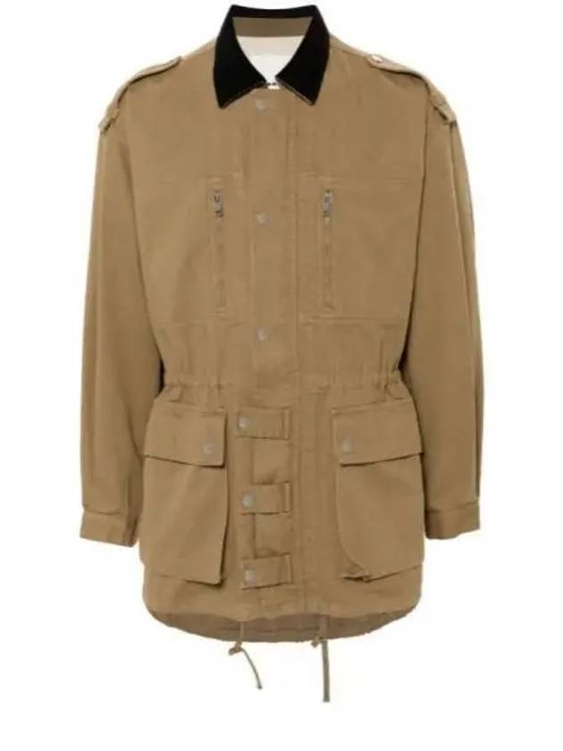 Eloan Cotton Single Coat Brown - ISABEL MARANT - BALAAN 2